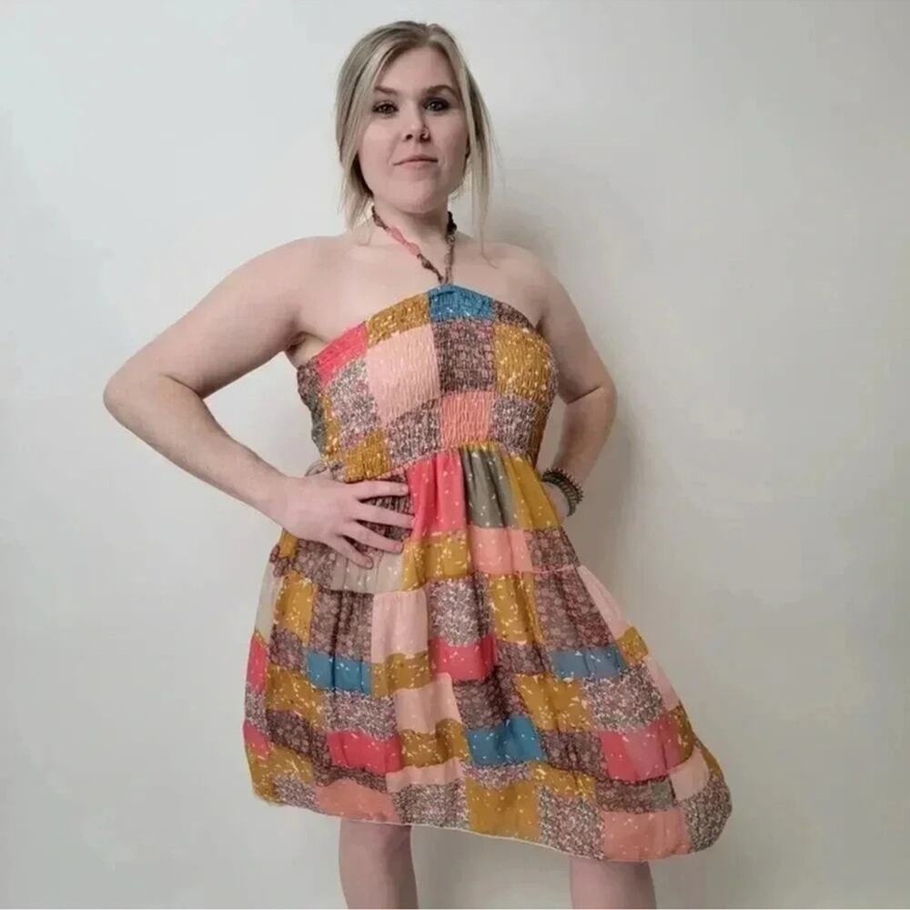 American Rag Patchwork Summer Dress - image 6